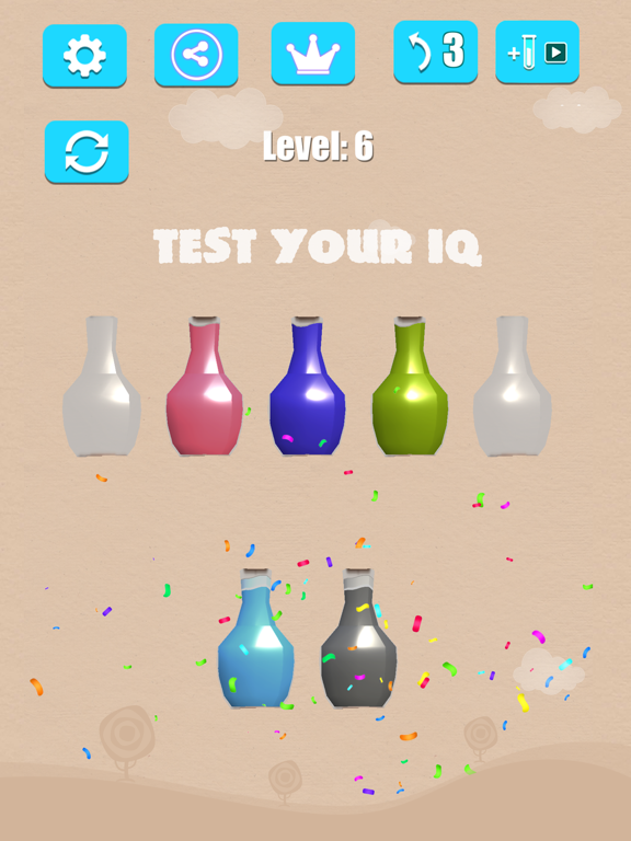 Screenshot #5 pour Water Sort: Liquid Puzzle 3D