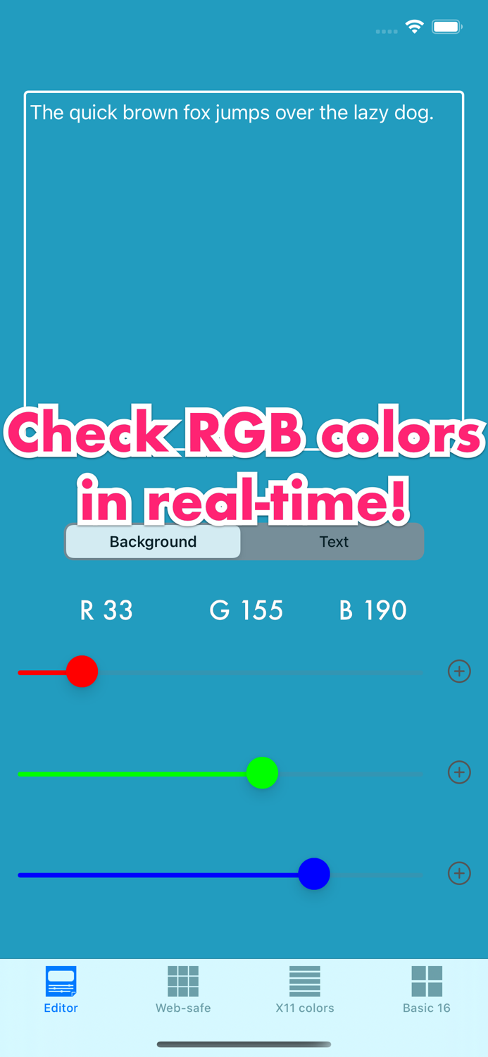 RGB checker - Check Colors