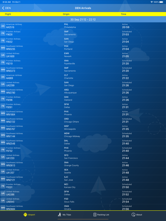 Screenshot #5 pour Denver Airport (DEN) + Radar