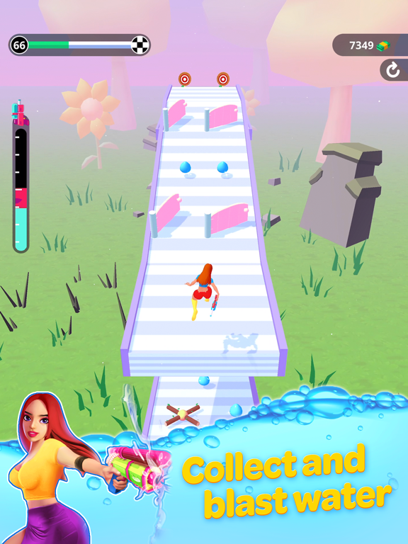 Screenshot #4 pour Squirt Gun Girl: Garden Runner