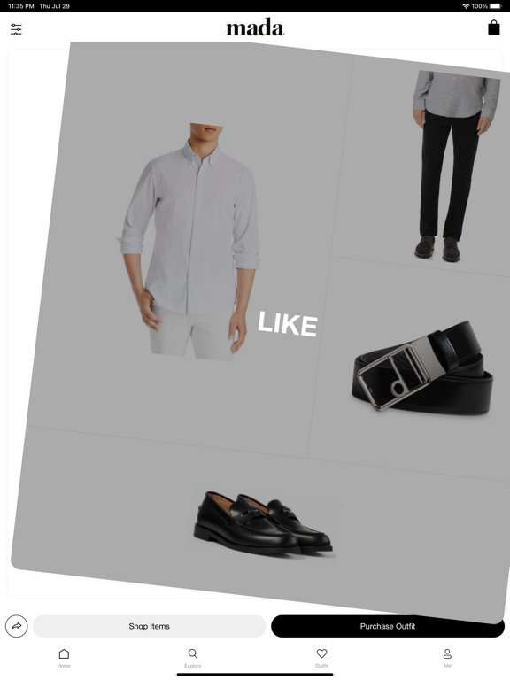 Mada Mens iPad screenshot 4 - Shopping app