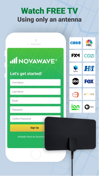 NovaWave Antenna Screenshot