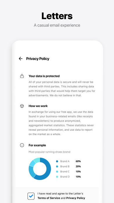 Letters - an email experience Screenshot