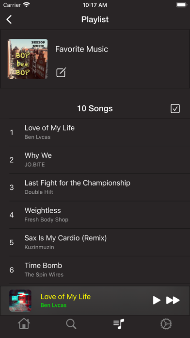 Music Library - MP3 Player Screenshot