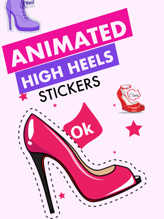 Screenshot #4 pour Animated HIGH HEEL Stickers
