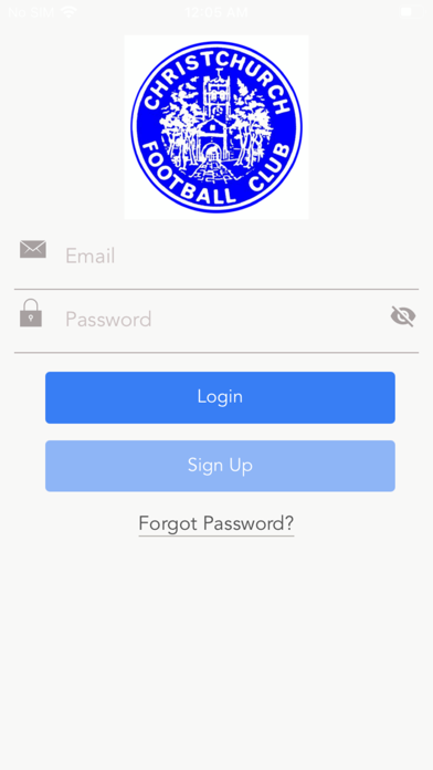 Christchurch Football Club Screenshot