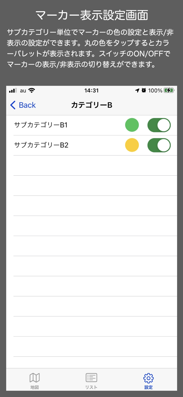 マーカーマップ