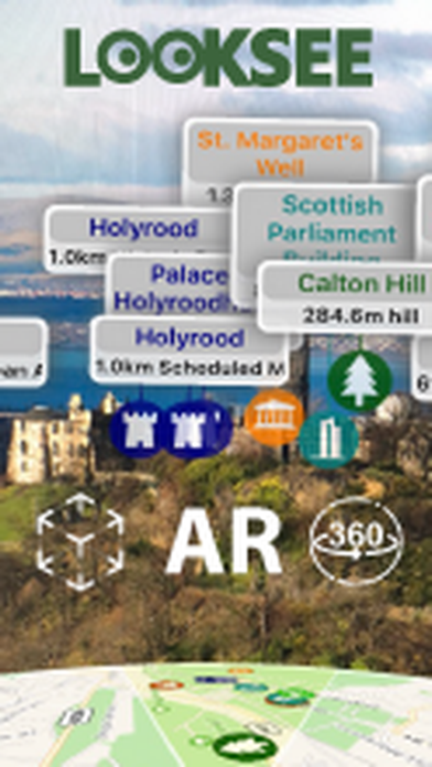 Edinburgh Looksee AR Screenshot