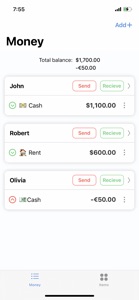 Lending - Track money & items screenshot #1 for iPhone
