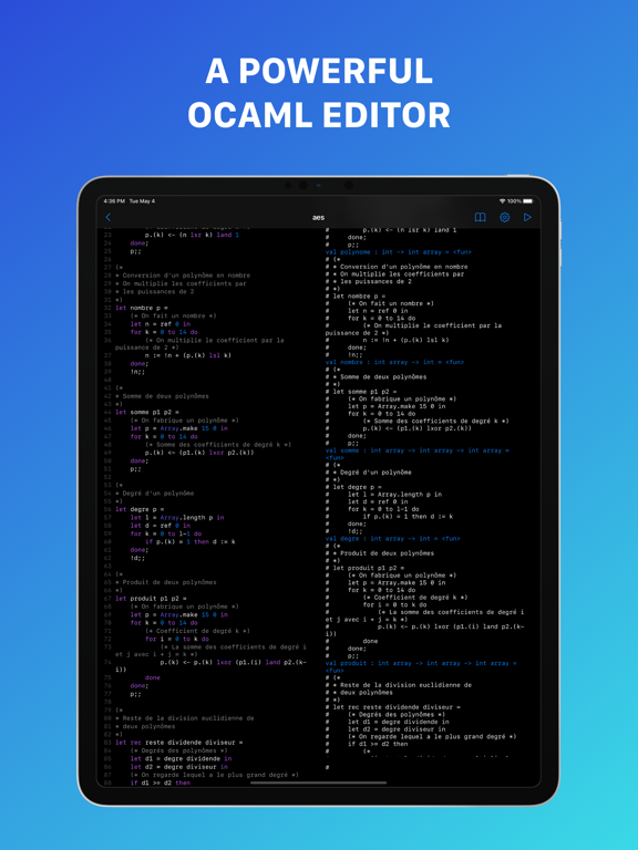 OCaml: Learn & Code