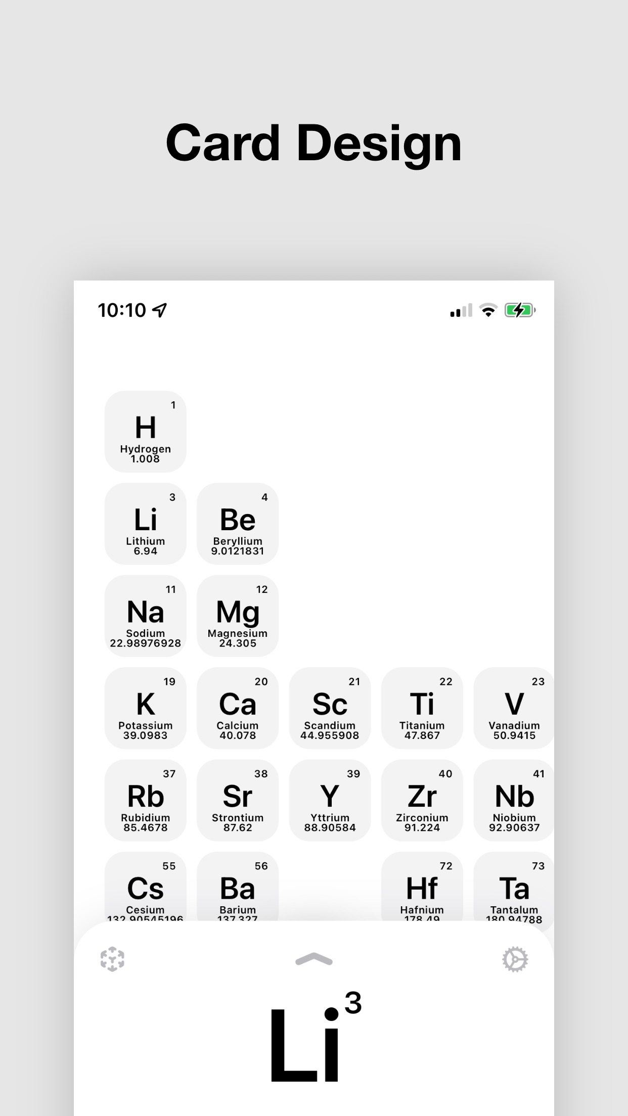 Screenshot do app Química Tabela Periódica 2024