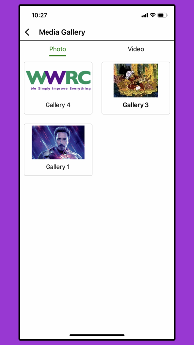 WWRC Mobile Apps Screenshot