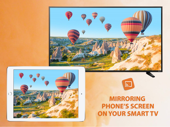 Screen Mirroring for TV •