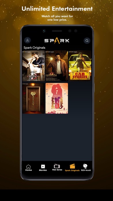 Spark OTT - Movies, Originals Screenshot