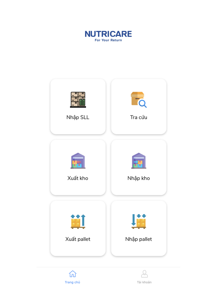 Nutricare-SKU tracking
