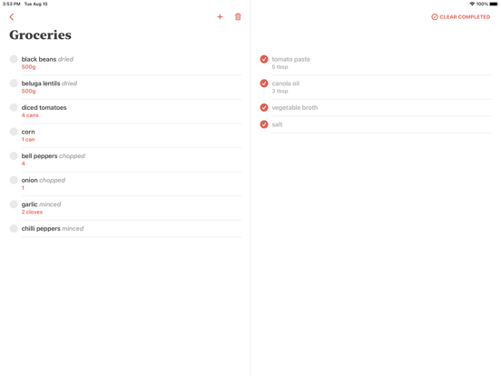 Mela - Recipe Manager Mela - Recipe Manager