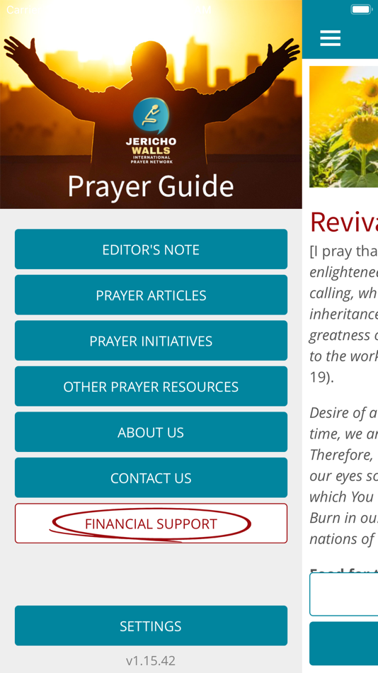 #4. Jericho Walls Prayer App (iOS) Podle: Jericho Walls International Prayer Network
