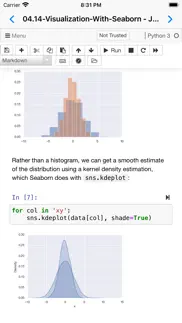 carnets - jupyter (with scipy) iphone screenshot 3