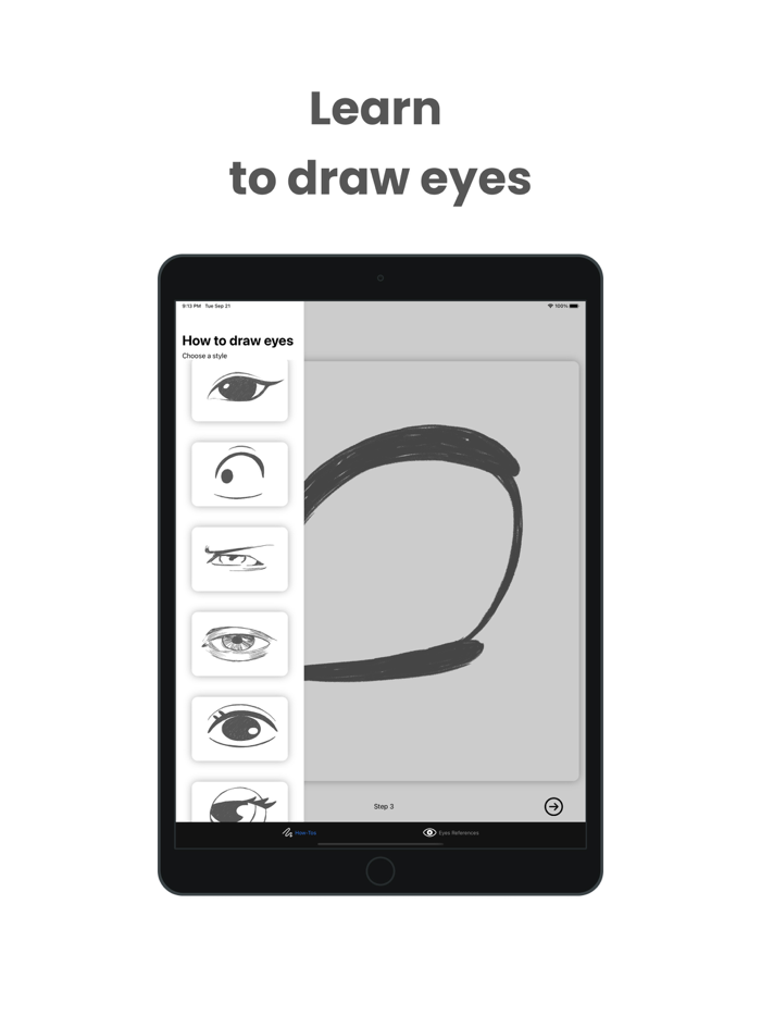 Learn to Draw Eyes ・