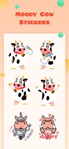 Animated Moody Cow screenshot #3 for iPhone