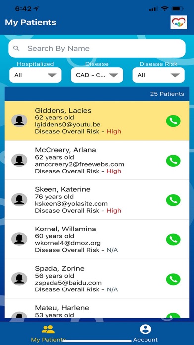 OptMyCare-Provider Screenshot
