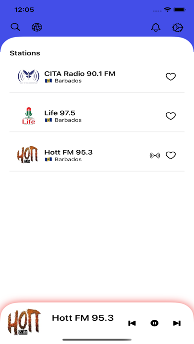How to cancel & delete Barbados Radio Stations - Top Music FM/AM Player from iphone & ipad 1