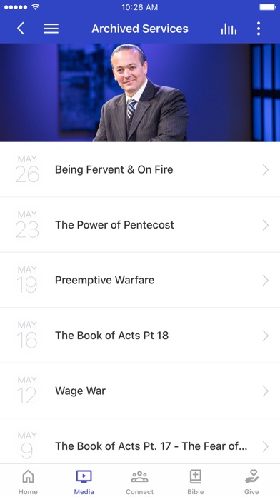 Life of Faith Bible Church Screenshot