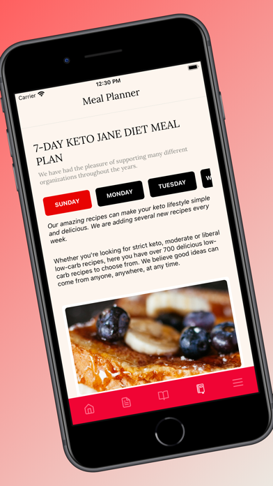 KetoJane Diet Meal Plans Screenshot