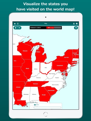 My United States Mapのおすすめ画像3