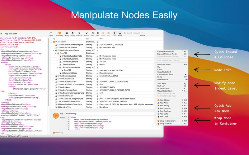 Screenshot #2 pour Power Plist Editor