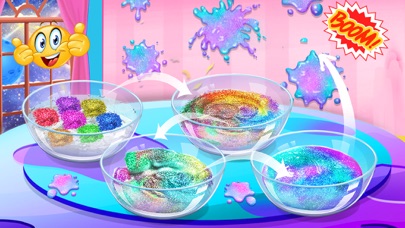 Crazy Slime - Pink Glitter Fun Screenshot