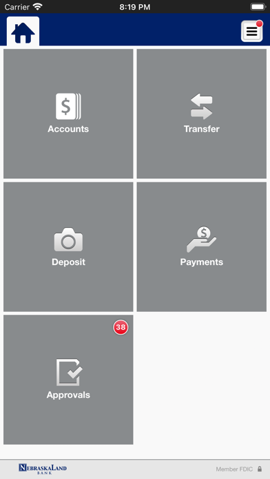 NebraskaLand Bank Business Screenshot