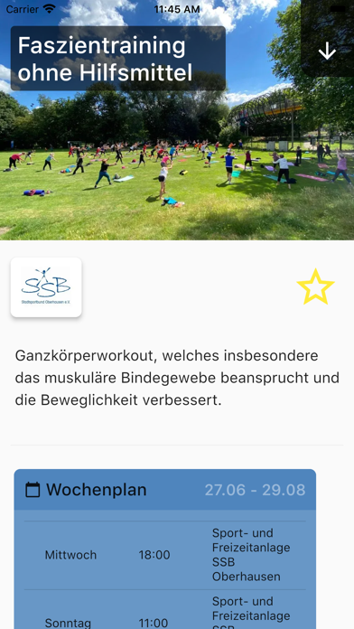 Sport im Park Oberhausen Screenshot