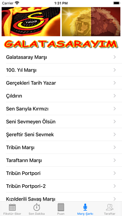 Galatasarayım Screenshot
