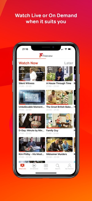 Freeview on iphone clearance
