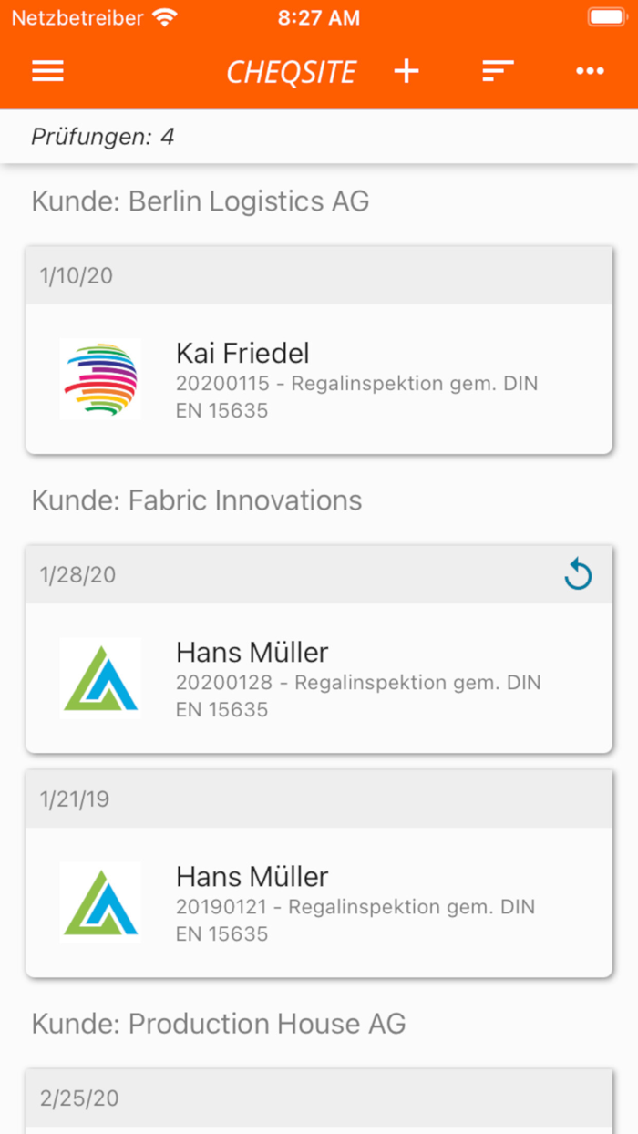 Regalprüfer ROS DIN EN 15635