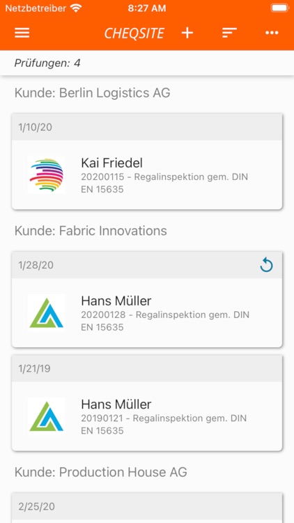 ROS Rack Inspector EN 15635