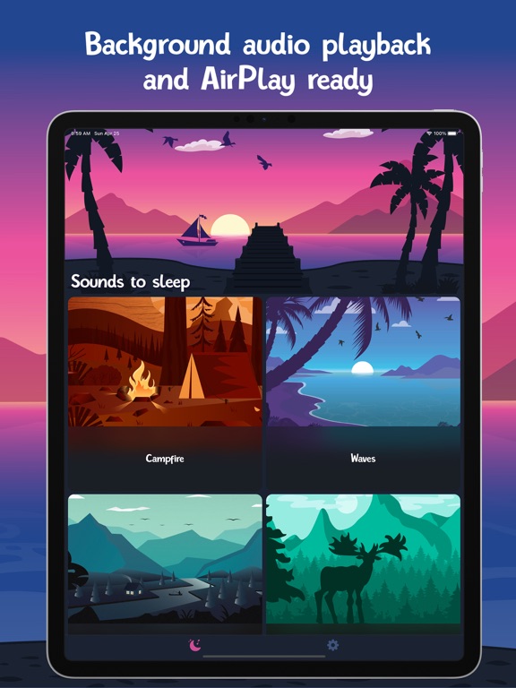 Screenshot #6 pour Sounds to sleep and relax