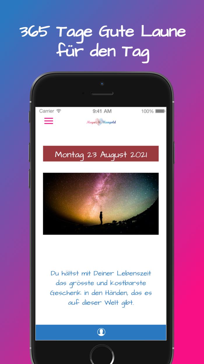 Lebensfreude Tagesmotivation