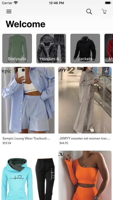 Future Clothing Shop Fashion Screenshot