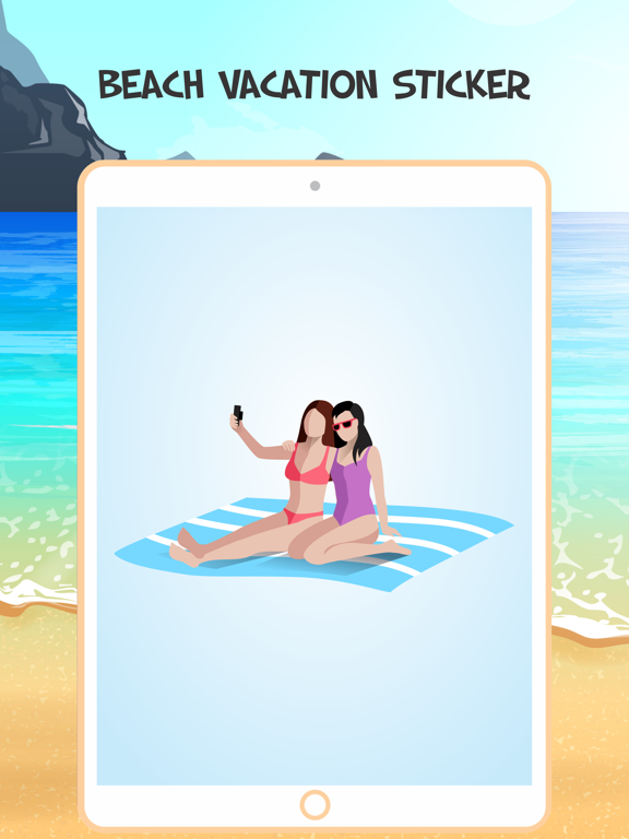 Screenshot #4 pour Beach Vacation Summer Stickers