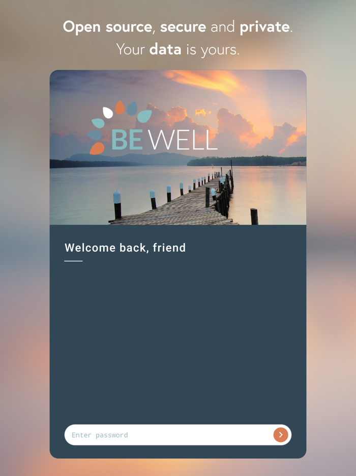 BeWell Wellbeing Tracker