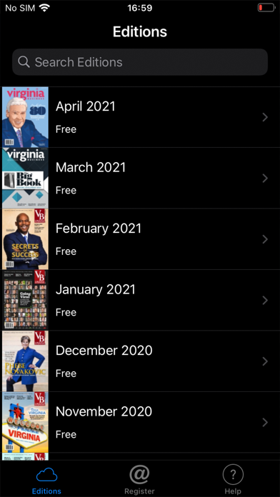 Virginia Business Screenshot