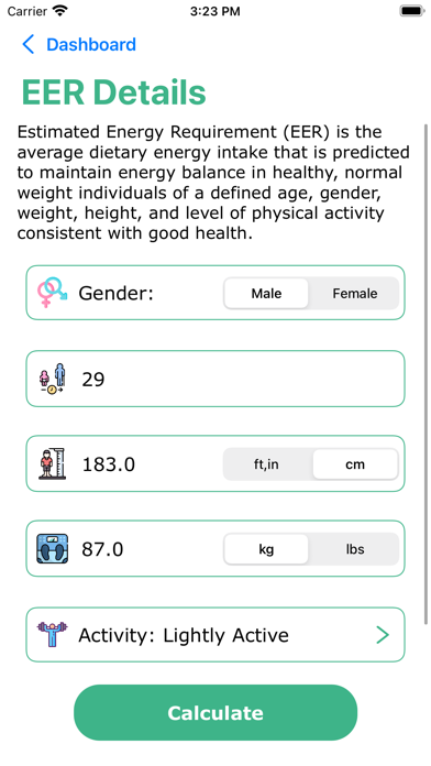 My Health! - Fitness Tracker Screenshot