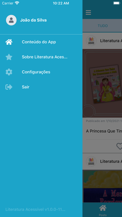 Literatura Acessível Screenshot