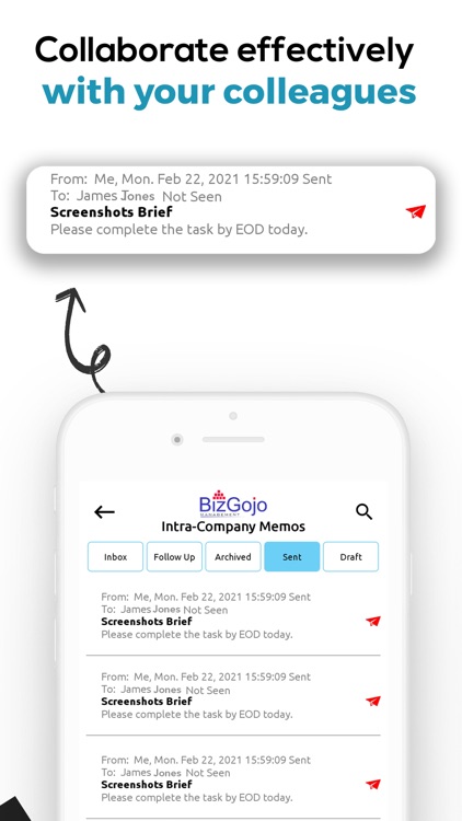 Project management App Bizgojo screenshot-4
