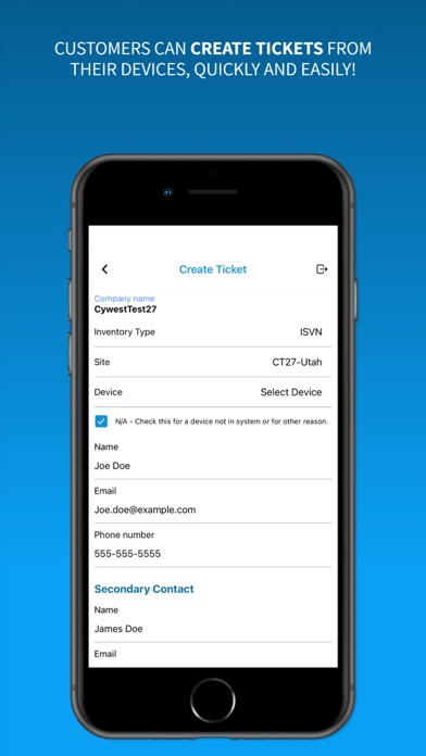 Cywest TicketSys Screenshot