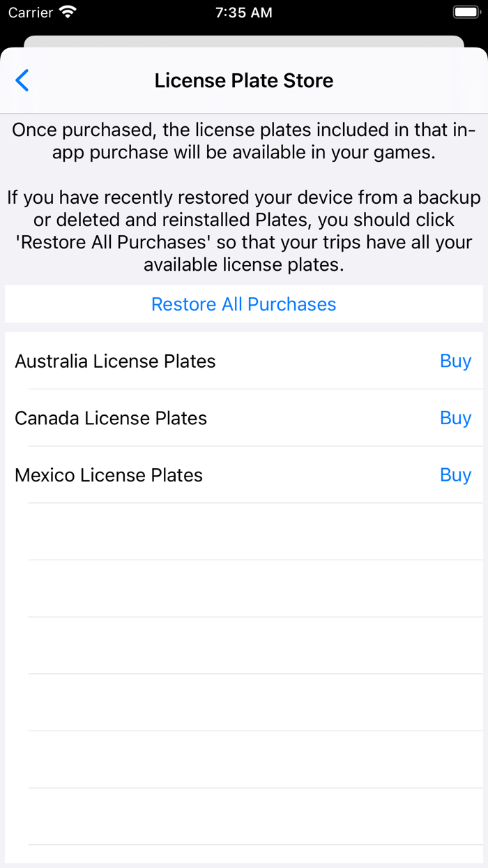 Plates - Family Travel Game