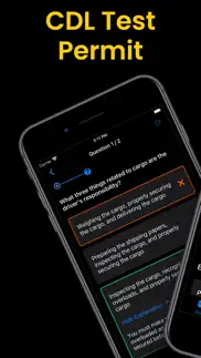 cdl prep - cdl practice test iphone screenshot 1