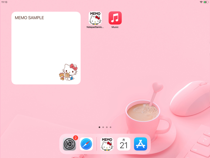 Notepad Sanrio characters